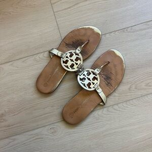 Tory Burch Miller Sandal Metallic